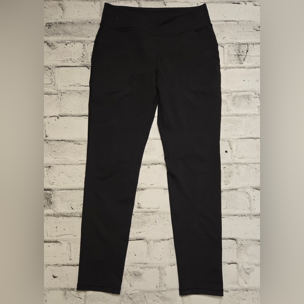 Ivivva by Lululemon Black Leggings Girls Size 12 Stretch Athletic